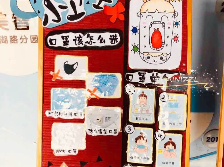 拯救你的环创灵感——开学防疫情主题环境布置 · 配图